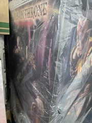 Gaming Heads Kratos On Throne With Ares Armor