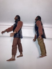 Vintage 1974 MEGO Planet Of The Apes POTA Soldier Apes Navy Blue Tunics Lot of 2