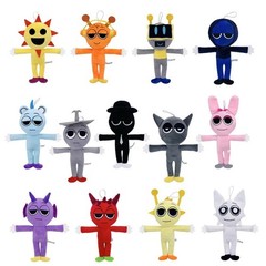 New Sprunki Game Plush Toys 9In Soft Stuffed Cartoon Pillow for Kids as Gift USA