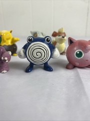 Vintage Tomy Pokemon Figures Lot of 6 Jigglypuff Nidoking Poliwhirl Growlithe