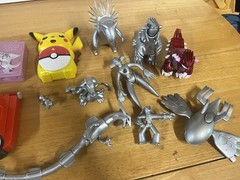 Hasbro Pokemon Figures Silver 10th Anniversary Toys Pokédex Pikachu Charizard