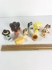 Bluey And Friends Toys Figures accessories Lot Of 8