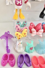 Disney Minnie Mouse Daisy Duck Dress Up Bow-tique Snap N Style Lot 75 Pieces