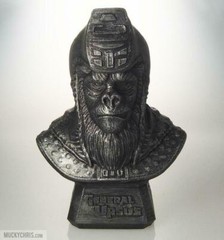 General Ursus Ape Bust | Hammered Iron Paint