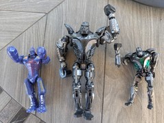 Lot Of 3 Jakks Pacific Real Steel Action Figures NOISY BOY ZEUS! SEE PICS! RARE!