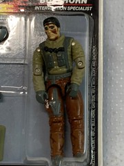 GI Joe 1989 Hasbro Inc “BULLHORN” 4″ Action Figure in Pack Poseable Toy