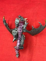 RAZORTHORN DRAGON ACTION FIGURE DRAGONHEART W/ BATTLE THORNS PURPLE GREEN CLEAN!