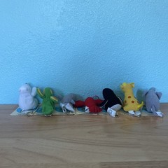 1997 Princess Soft Toys WeeBeanies Lot of 7 w/ Tags First Editions of 12