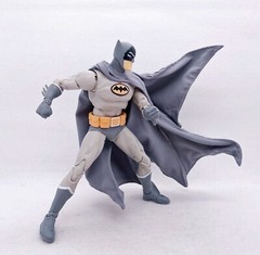 SU-MF-C-RTBAT: Grey Wired Cape for McFarlane Batman (Bat-Manga)