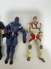 Vintage 2000s Hasbro G.I. Joe Action Figures Lot of 5 Duke Cobra Commander