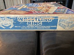 1990 Superstar Pro Wrestling Ring Toymax Partially Complete With Original Box