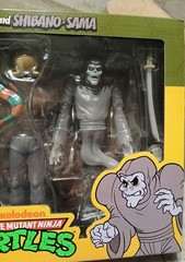 NECA TMNT Cartoon Creepy Eddie Shibano-Sama 2 Pack Teenage Mutant Ninja Turtles