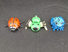 Mixed Lot of 15 Various Miniture Unisex Rubber & Plastic Toy