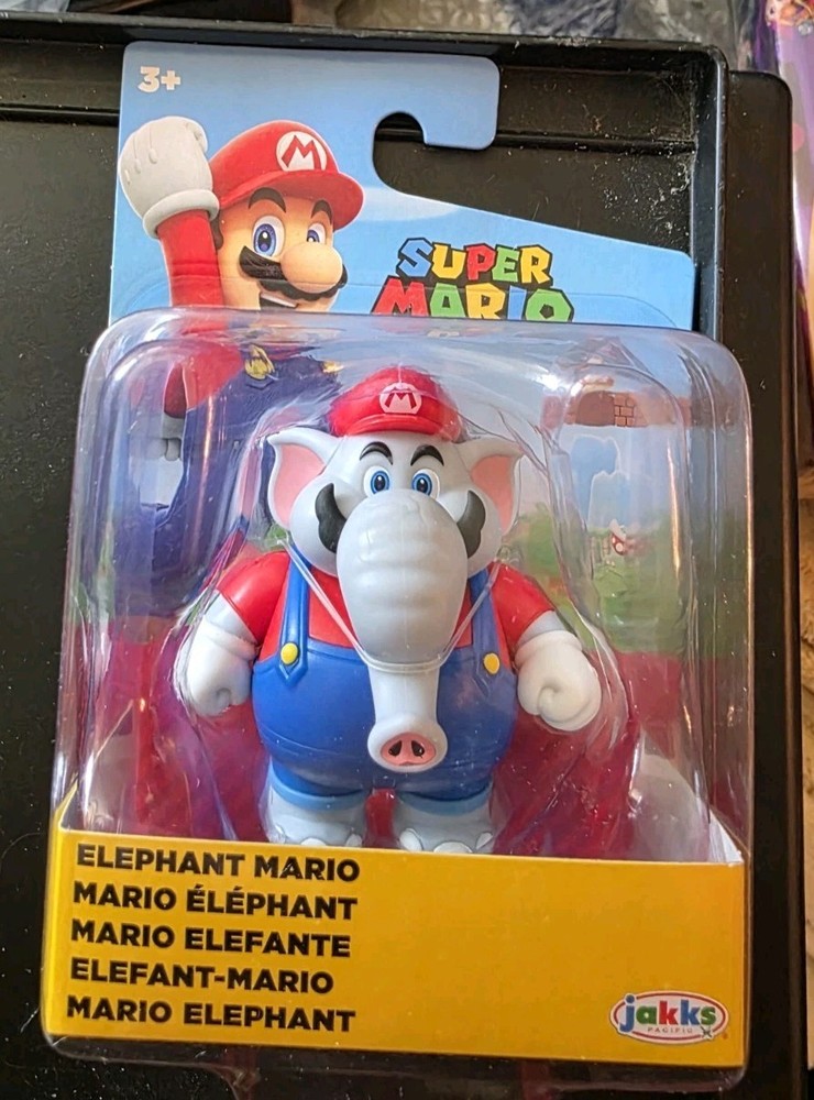 Elephant Mario – Jakks 2.5” World Of Nintendo Super Mario