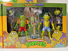 NECA TMNT Lot Rasputin & Genghis Frog, Napoleon & Attila, Ace Duck & Mutagen Man
