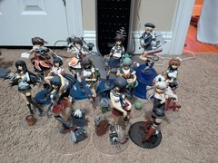 Anime Figure Lot, Kan Kolle Massive Figure Lot, Used, No Boxes Included.