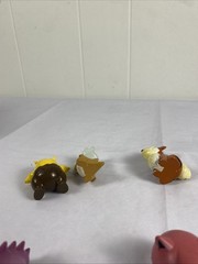 Vintage Tomy Pokemon Figures Lot of 6 Jigglypuff Nidoking Poliwhirl Growlithe
