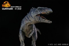 DINO DREAM 1/30 Giganotosaurus Figure Dinosaur Collections Animal Model Toy Gift