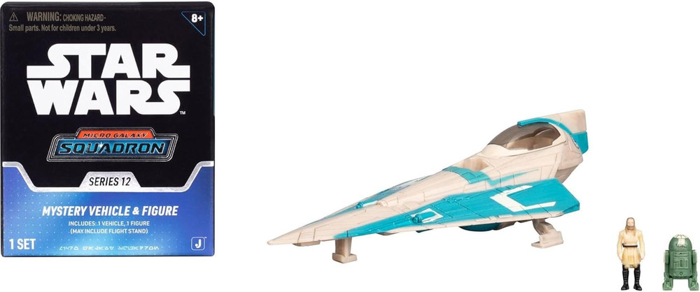 Star Wars Micro Galaxy Squadron Qui-Gon Jinn’s Jedi Starfighter Mystery Bundle