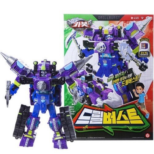 Hello Carbot Samba DRILLBURST Drill Tank Cat Transforming Robot Car Toy