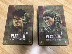 1/6 Hot toys Platoon Bob Barnes Sergeant. Chris Taylor sets