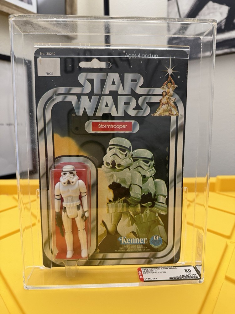 Vintage 1978 Kenner Star Wars 12 Back-C Stormtrooper AFA 80