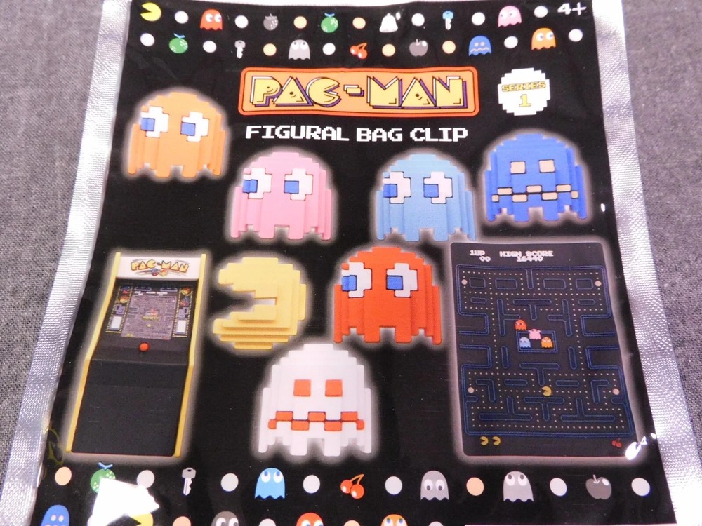 3D Figural Foam Bag Clip Pac-Man Series 1 Mystery Pack [1 RANDOM Figure]