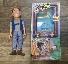 Kenner Vintage 1989 Hey Vern It’s Ernest Pull String Talking Doll 16″ Box READ
