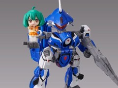 Bandai Tiny Session VF-25G Messiah Valkyrie (Michael machine) & Ranka Figure Set