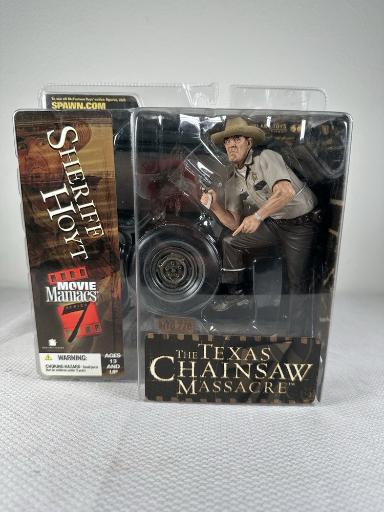 McFarlane Movie Maniacs Series 7 Sheriff Hoyt Texas Chainsaw Massacre 2004 NEW