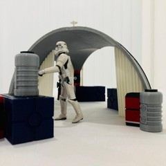 Imperial Outpost Diorama for 3.75 inch (1:18) Scale Action Figure