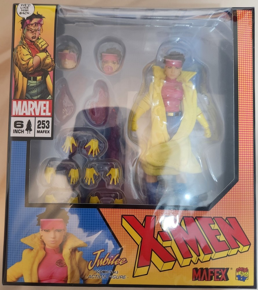 Mafex No.253 Jubilee Comic Ver. X-Men Action Figure NEW Sealed In Box