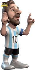 – Lionel Messi, Official Argentina, Sports Collectable 12 Cm Figurine, Unique So