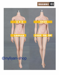 LDDOLL 29XL 1/6 Semi-white Seamless Finger Bone Body Fit Female KT Head Model