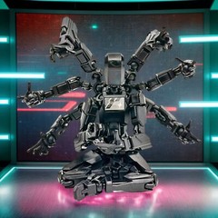 T13 Action Figure,Titan 13 Action Figure, Robot Action Figures 3D Printed Action
