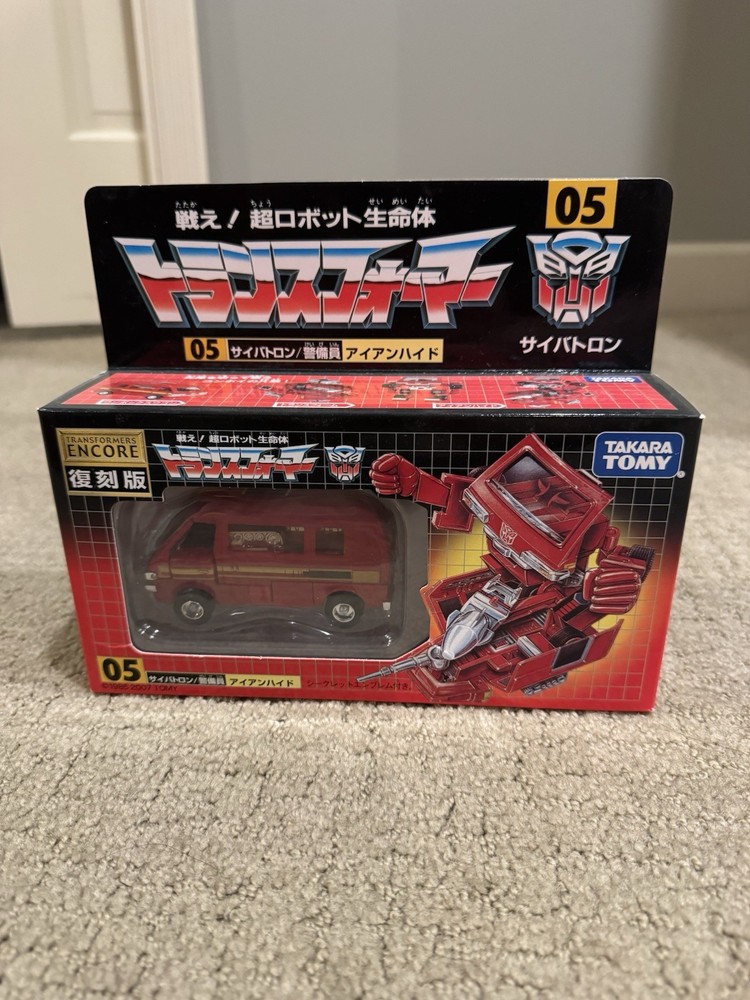Takara Transformers G1 Ironhide Encore 05 Action Figure Hasbro Retro Reissue