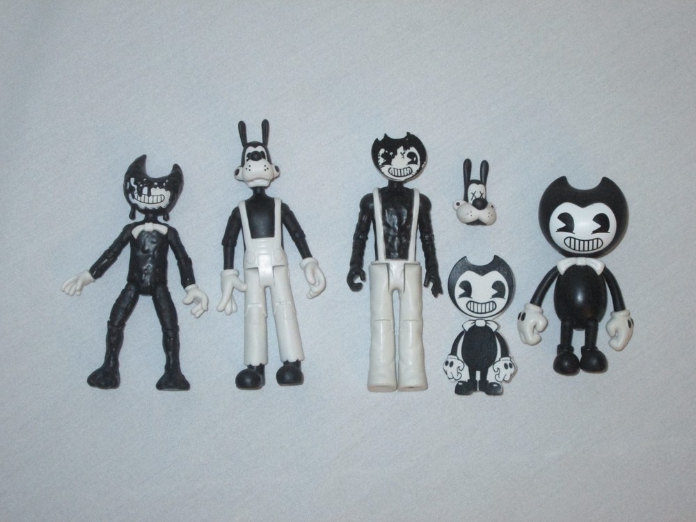 Bendy and the Ink Machine Figure Lot Bendy, Ink Bendy, Boris, Sammy
