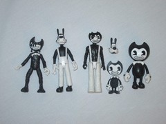 Bendy and the Ink Machine Figure Lot Bendy, Ink Bendy, Boris, Sammy