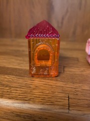 Puppy In My Pocket Lot – 3 Dog Houses & 3 Flocked Puppy Figures 2007 MEG
