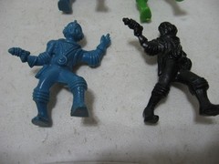 4 – Archer Ajax 1950s Hard Plastic Spacemen Figures
