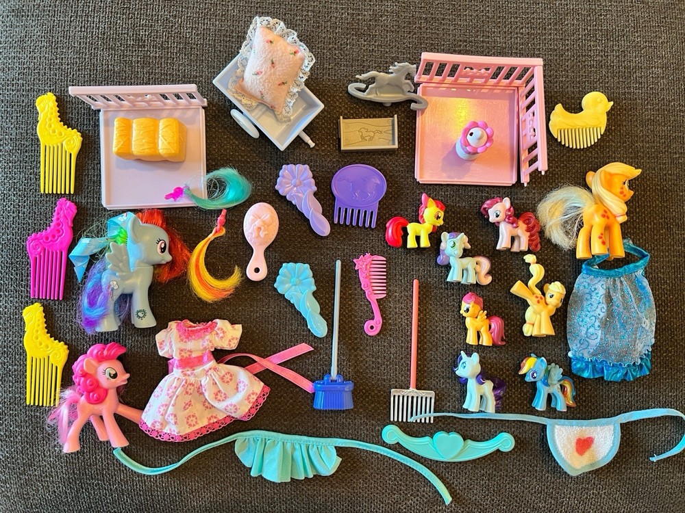 Mixed Lot Little Pony Figures – Various Sizes & Series SEE PHOTOS!