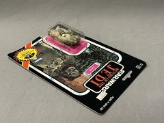 1983 Kenner Star Wars Lumat Ewok ROTJ 79-C Back MOC Cut POP Last 17