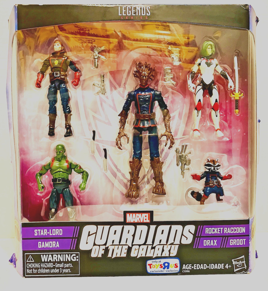 Toys-R-Us Legends Series Marvel Guardians of the Galaxy 5 Pack- New/Sealed