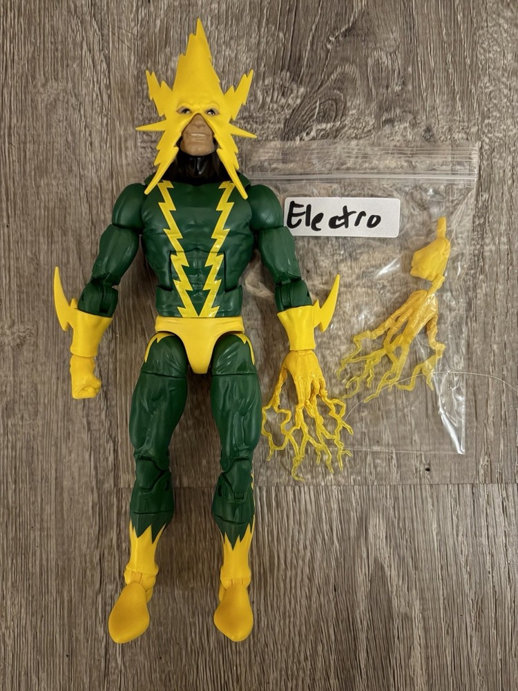 Marvel Legends Electro Figure Retro Card Loose 2020 6” Read Description