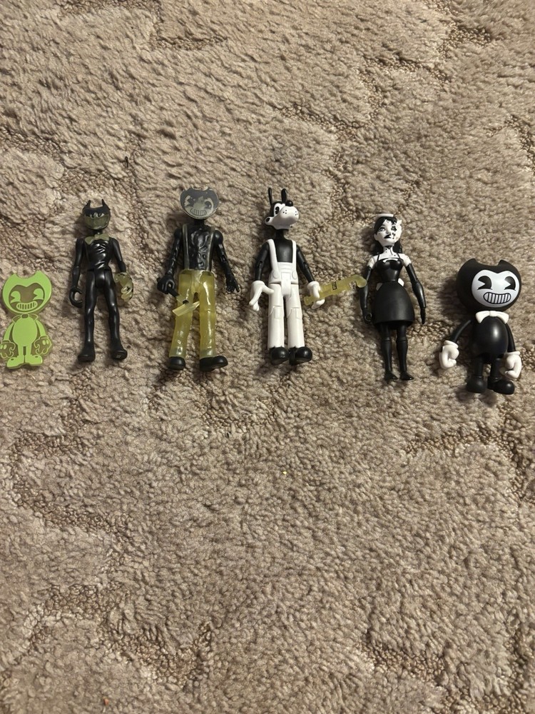 Bendy Ink Machine Figures Sammy Borris Alice Ink Demon Bendy Gent Pipe Funko