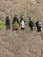 Bendy Ink Machine Figures Sammy Borris Alice Ink Demon Bendy Gent Pipe Funko
