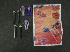 Vintage 1987 Hasbro Air Raiders Dragonwind w/ Figures Accessories NOT Complete