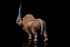 TNG Elasmotherium Sibiricum Model Huge Rhinos Animal Figure Decor Xmas Gift