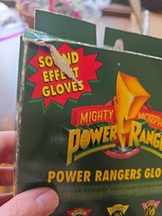 Mighty Morphin Power Rangers Sound Effect Gloves Black Ranger