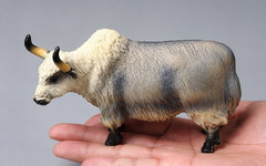 Domestic Yak Animal Toy PVC Action Figure Doll Kids Toys Party Gifts